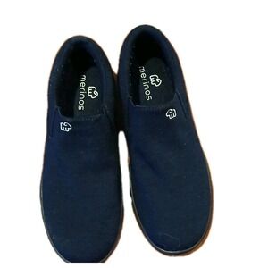 Merino's Slip-On Comfort Shoes Men's Australian Merino Wool Navy Blue  8‎